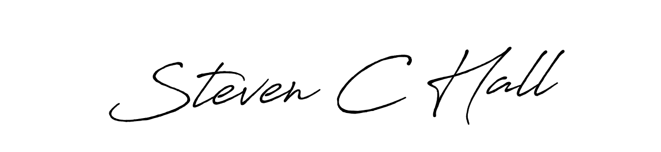 How to make Steven C Hall signature? Antro_Vectra_Bolder is a professional autograph style. Create handwritten signature for Steven C Hall name. Steven C Hall signature style 7 images and pictures png