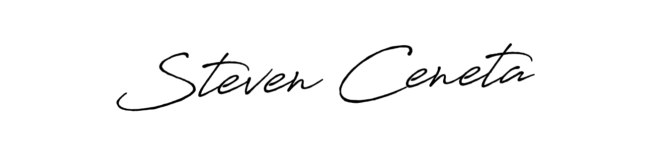 Also we have Steven Ceneta name is the best signature style. Create professional handwritten signature collection using Antro_Vectra_Bolder autograph style. Steven Ceneta signature style 7 images and pictures png