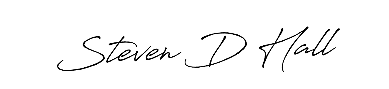Also You can easily find your signature by using the search form. We will create Steven D Hall name handwritten signature images for you free of cost using Antro_Vectra_Bolder sign style. Steven D Hall signature style 7 images and pictures png