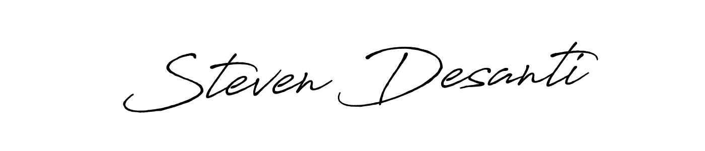 Similarly Antro_Vectra_Bolder is the best handwritten signature design. Signature creator online .You can use it as an online autograph creator for name Steven Desanti. Steven Desanti signature style 7 images and pictures png