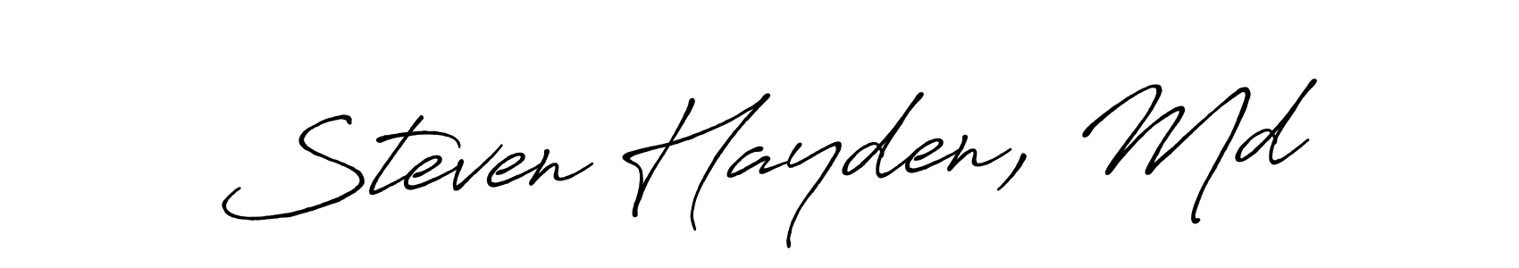 How to make Steven Hayden, Md signature? Antro_Vectra_Bolder is a professional autograph style. Create handwritten signature for Steven Hayden, Md name. Steven Hayden, Md signature style 7 images and pictures png