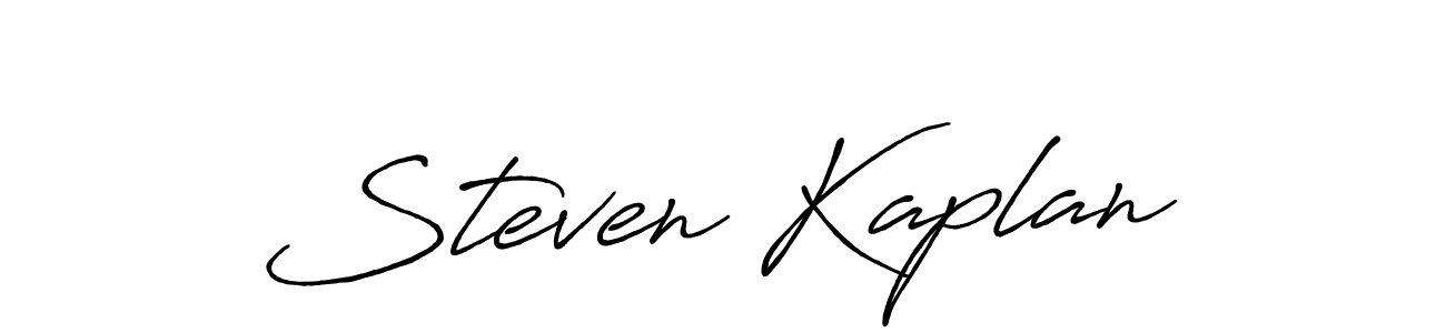 Design your own signature with our free online signature maker. With this signature software, you can create a handwritten (Antro_Vectra_Bolder) signature for name Steven Kaplan. Steven Kaplan signature style 7 images and pictures png