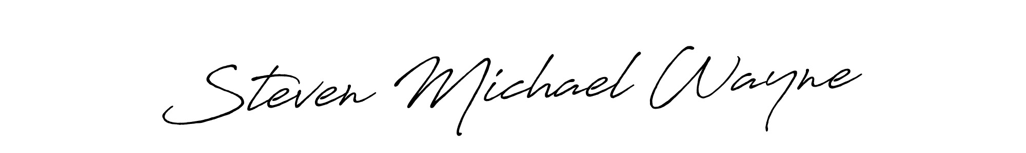 Antro_Vectra_Bolder is a professional signature style that is perfect for those who want to add a touch of class to their signature. It is also a great choice for those who want to make their signature more unique. Get Steven Michael Wayne name to fancy signature for free. Steven Michael Wayne signature style 7 images and pictures png