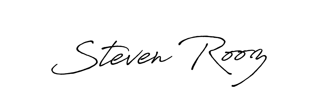 Also we have Steven Rooz name is the best signature style. Create professional handwritten signature collection using Antro_Vectra_Bolder autograph style. Steven Rooz signature style 7 images and pictures png