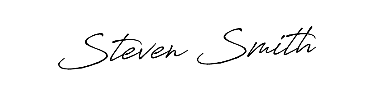 You should practise on your own different ways (Antro_Vectra_Bolder) to write your name (Steven Smith) in signature. don't let someone else do it for you. Steven Smith signature style 7 images and pictures png