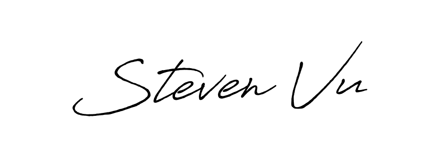 Best and Professional Signature Style for Steven Vu. Antro_Vectra_Bolder Best Signature Style Collection. Steven Vu signature style 7 images and pictures png