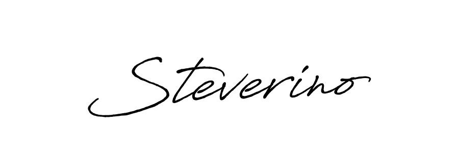 The best way (Antro_Vectra_Bolder) to make a short signature is to pick only two or three words in your name. The name Steverino include a total of six letters. For converting this name. Steverino signature style 7 images and pictures png