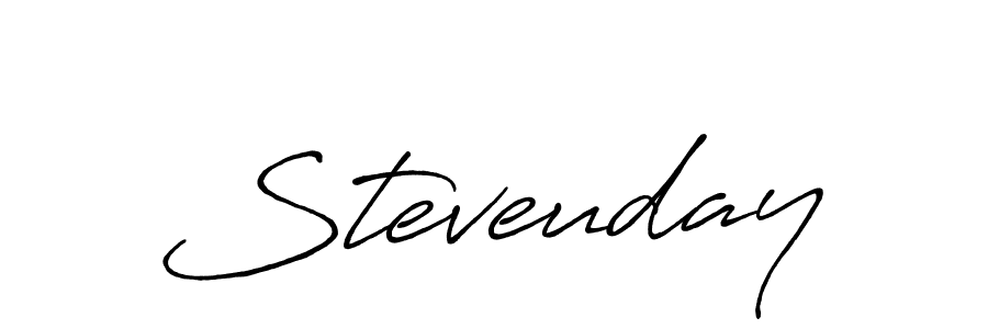 Also we have Steveuday name is the best signature style. Create professional handwritten signature collection using Antro_Vectra_Bolder autograph style. Steveuday signature style 7 images and pictures png