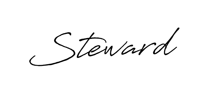 Best and Professional Signature Style for Steward. Antro_Vectra_Bolder Best Signature Style Collection. Steward signature style 7 images and pictures png