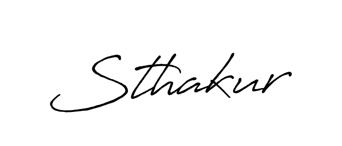 It looks lik you need a new signature style for name Sthakur. Design unique handwritten (Antro_Vectra_Bolder) signature with our free signature maker in just a few clicks. Sthakur signature style 7 images and pictures png