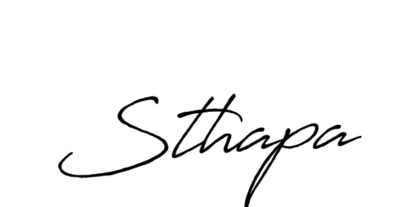 Once you've used our free online signature maker to create your best signature Antro_Vectra_Bolder style, it's time to enjoy all of the benefits that Sthapa name signing documents. Sthapa signature style 7 images and pictures png