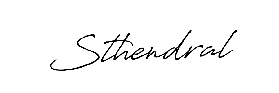 Design your own signature with our free online signature maker. With this signature software, you can create a handwritten (Antro_Vectra_Bolder) signature for name Sthendral. Sthendral signature style 7 images and pictures png