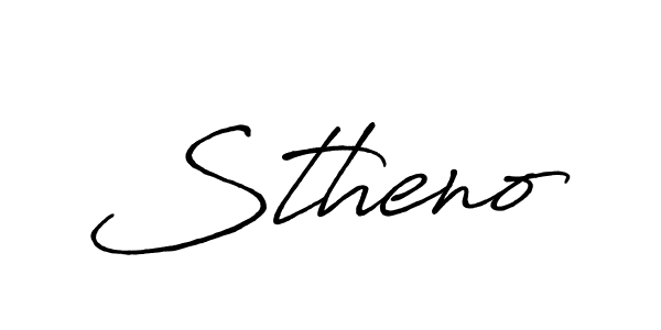 Also we have Stheno name is the best signature style. Create professional handwritten signature collection using Antro_Vectra_Bolder autograph style. Stheno signature style 7 images and pictures png