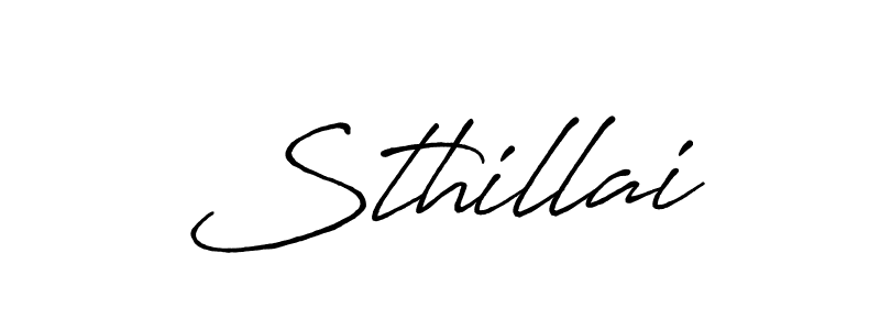Sthillai stylish signature style. Best Handwritten Sign (Antro_Vectra_Bolder) for my name. Handwritten Signature Collection Ideas for my name Sthillai. Sthillai signature style 7 images and pictures png