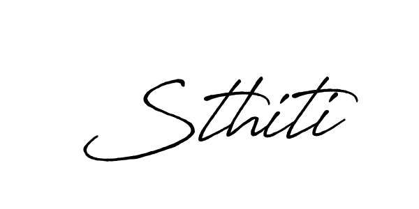 The best way (Antro_Vectra_Bolder) to make a short signature is to pick only two or three words in your name. The name Sthiti include a total of six letters. For converting this name. Sthiti signature style 7 images and pictures png