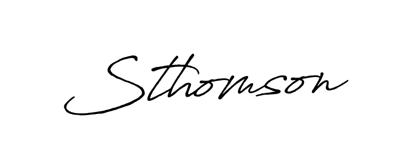 Also we have Sthomson name is the best signature style. Create professional handwritten signature collection using Antro_Vectra_Bolder autograph style. Sthomson signature style 7 images and pictures png