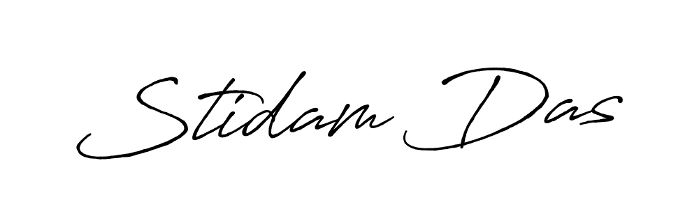 The best way (Antro_Vectra_Bolder) to make a short signature is to pick only two or three words in your name. The name Stidam Das include a total of six letters. For converting this name. Stidam Das signature style 7 images and pictures png