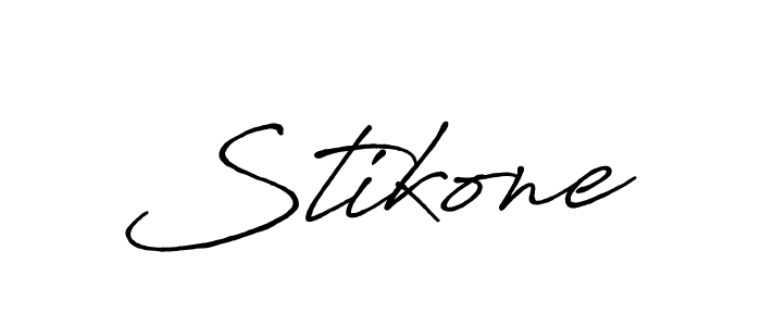 Make a beautiful signature design for name Stikone. Use this online signature maker to create a handwritten signature for free. Stikone signature style 7 images and pictures png