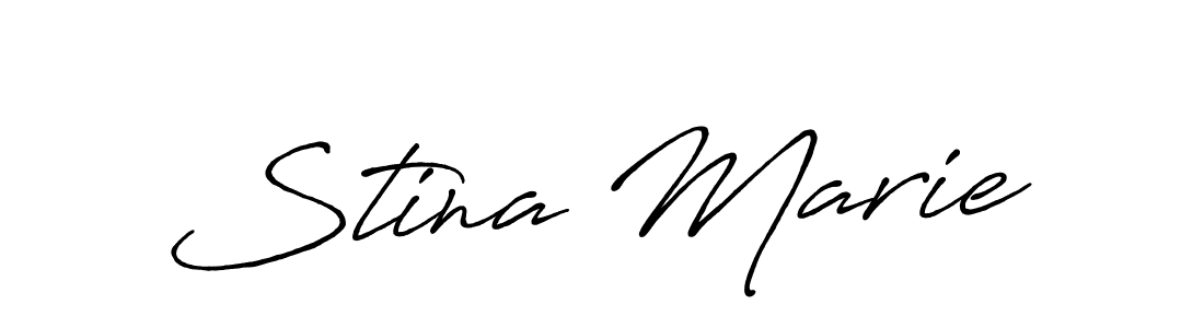 How to Draw Stina Marie signature style? Antro_Vectra_Bolder is a latest design signature styles for name Stina Marie. Stina Marie signature style 7 images and pictures png