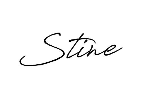 Similarly Antro_Vectra_Bolder is the best handwritten signature design. Signature creator online .You can use it as an online autograph creator for name Stine. Stine signature style 7 images and pictures png