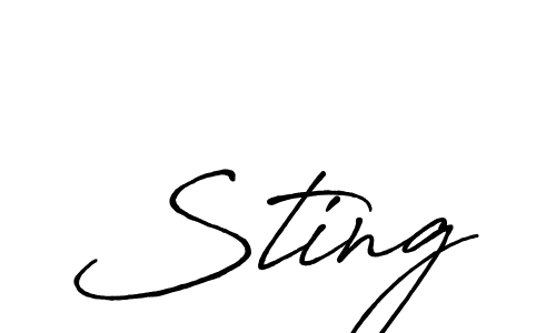 Antro_Vectra_Bolder is a professional signature style that is perfect for those who want to add a touch of class to their signature. It is also a great choice for those who want to make their signature more unique. Get Sting name to fancy signature for free. Sting signature style 7 images and pictures png