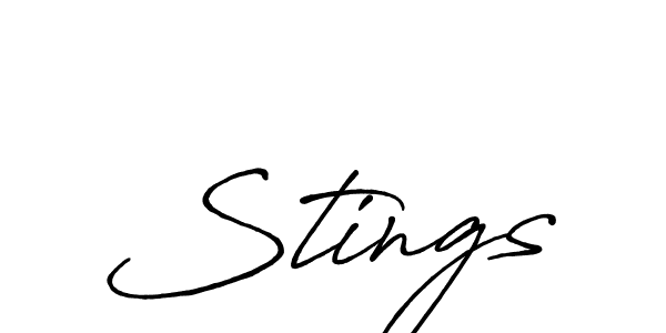 Once you've used our free online signature maker to create your best signature Antro_Vectra_Bolder style, it's time to enjoy all of the benefits that Stings name signing documents. Stings signature style 7 images and pictures png