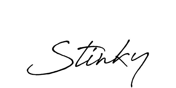 Make a short Stinky signature style. Manage your documents anywhere anytime using Antro_Vectra_Bolder. Create and add eSignatures, submit forms, share and send files easily. Stinky signature style 7 images and pictures png