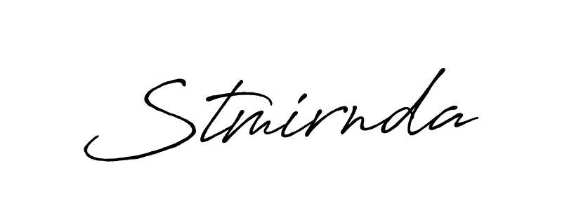 See photos of Stmirnda official signature by Spectra . Check more albums & portfolios. Read reviews & check more about Antro_Vectra_Bolder font. Stmirnda signature style 7 images and pictures png