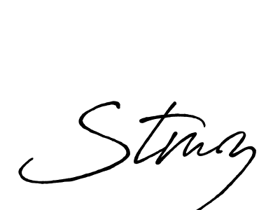 Make a short Stmz signature style. Manage your documents anywhere anytime using Antro_Vectra_Bolder. Create and add eSignatures, submit forms, share and send files easily. Stmz signature style 7 images and pictures png
