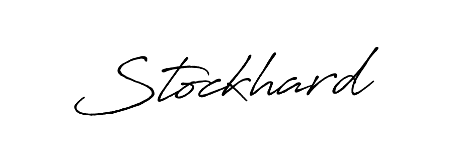 Once you've used our free online signature maker to create your best signature Antro_Vectra_Bolder style, it's time to enjoy all of the benefits that Stockhard name signing documents. Stockhard signature style 7 images and pictures png