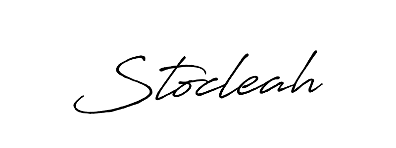 Also we have Stocleah name is the best signature style. Create professional handwritten signature collection using Antro_Vectra_Bolder autograph style. Stocleah signature style 7 images and pictures png