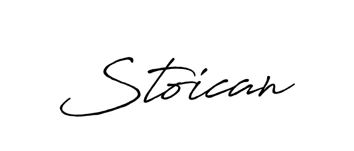 Design your own signature with our free online signature maker. With this signature software, you can create a handwritten (Antro_Vectra_Bolder) signature for name Stoican. Stoican signature style 7 images and pictures png