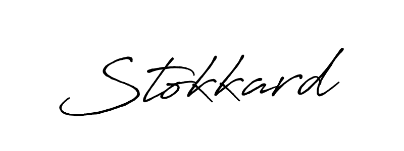 Design your own signature with our free online signature maker. With this signature software, you can create a handwritten (Antro_Vectra_Bolder) signature for name Stokkard. Stokkard signature style 7 images and pictures png