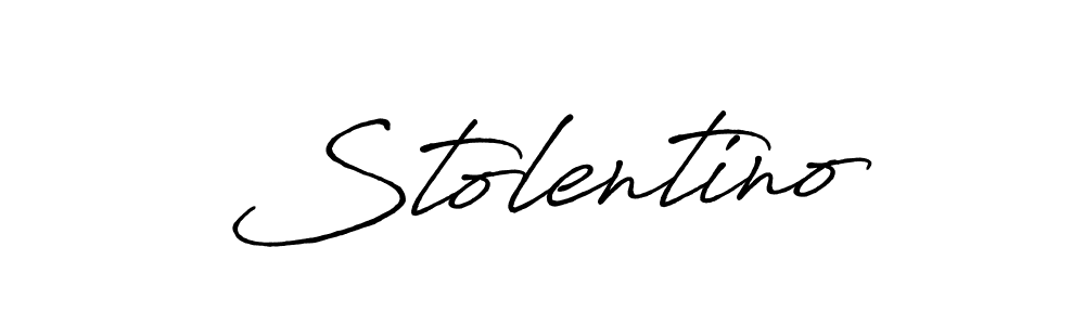Make a short Stolentino signature style. Manage your documents anywhere anytime using Antro_Vectra_Bolder. Create and add eSignatures, submit forms, share and send files easily. Stolentino signature style 7 images and pictures png