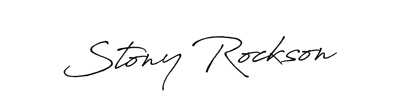 Once you've used our free online signature maker to create your best signature Antro_Vectra_Bolder style, it's time to enjoy all of the benefits that Stony Rockson name signing documents. Stony Rockson signature style 7 images and pictures png