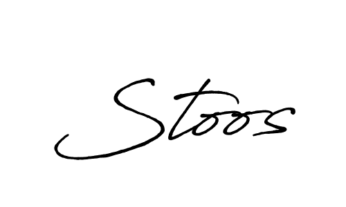 Create a beautiful signature design for name Stoos. With this signature (Antro_Vectra_Bolder) fonts, you can make a handwritten signature for free. Stoos signature style 7 images and pictures png