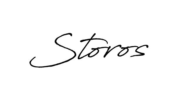 You should practise on your own different ways (Antro_Vectra_Bolder) to write your name (Storos) in signature. don't let someone else do it for you. Storos signature style 7 images and pictures png