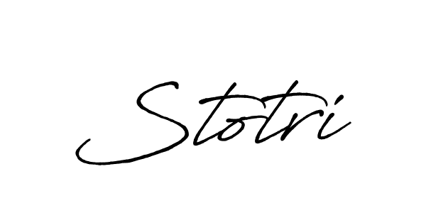 Create a beautiful signature design for name Stotri. With this signature (Antro_Vectra_Bolder) fonts, you can make a handwritten signature for free. Stotri signature style 7 images and pictures png