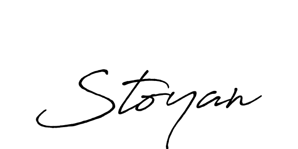 It looks lik you need a new signature style for name Stoyan. Design unique handwritten (Antro_Vectra_Bolder) signature with our free signature maker in just a few clicks. Stoyan signature style 7 images and pictures png