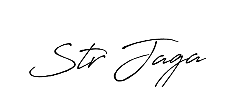 if you are searching for the best signature style for your name Str Jaga. so please give up your signature search. here we have designed multiple signature styles  using Antro_Vectra_Bolder. Str Jaga signature style 7 images and pictures png