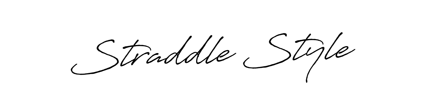 Straddle Style stylish signature style. Best Handwritten Sign (Antro_Vectra_Bolder) for my name. Handwritten Signature Collection Ideas for my name Straddle Style. Straddle Style signature style 7 images and pictures png