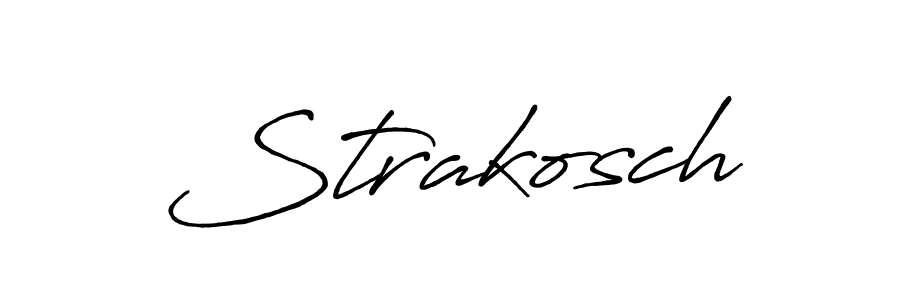 Once you've used our free online signature maker to create your best signature Antro_Vectra_Bolder style, it's time to enjoy all of the benefits that Strakosch name signing documents. Strakosch signature style 7 images and pictures png