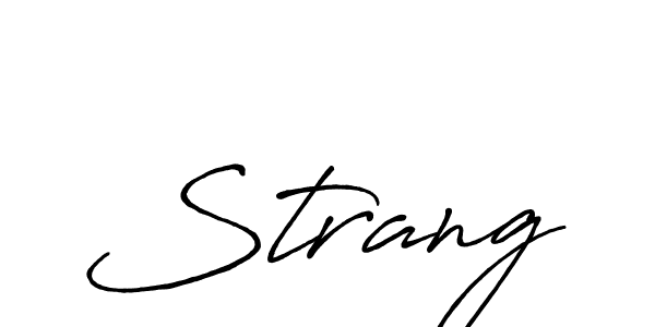 Create a beautiful signature design for name Strang. With this signature (Antro_Vectra_Bolder) fonts, you can make a handwritten signature for free. Strang signature style 7 images and pictures png