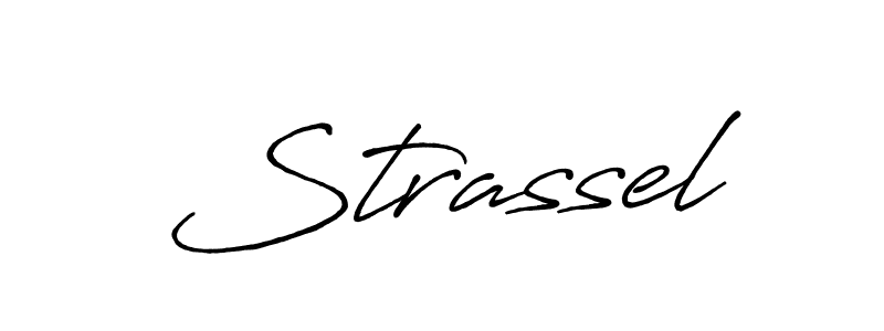 Make a beautiful signature design for name Strassel. With this signature (Antro_Vectra_Bolder) style, you can create a handwritten signature for free. Strassel signature style 7 images and pictures png