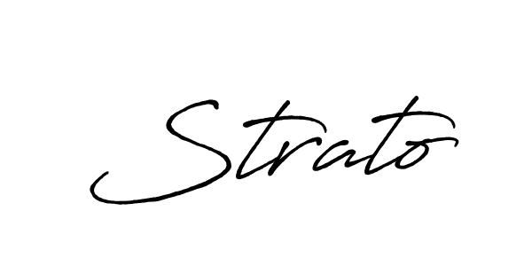Strato stylish signature style. Best Handwritten Sign (Antro_Vectra_Bolder) for my name. Handwritten Signature Collection Ideas for my name Strato. Strato signature style 7 images and pictures png