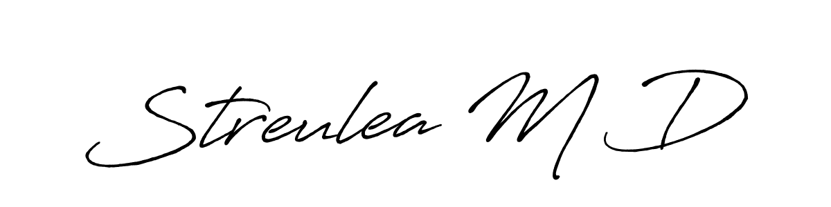 Here are the top 10 professional signature styles for the name Streulea M D. These are the best autograph styles you can use for your name. Streulea M D signature style 7 images and pictures png