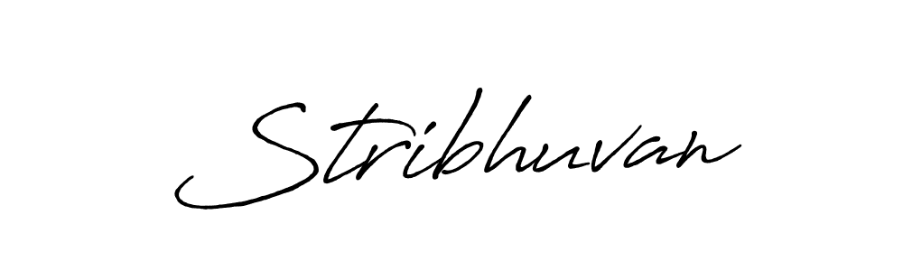 Design your own signature with our free online signature maker. With this signature software, you can create a handwritten (Antro_Vectra_Bolder) signature for name Stribhuvan. Stribhuvan signature style 7 images and pictures png