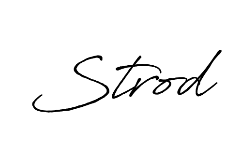 Make a beautiful signature design for name Strod. With this signature (Antro_Vectra_Bolder) style, you can create a handwritten signature for free. Strod signature style 7 images and pictures png