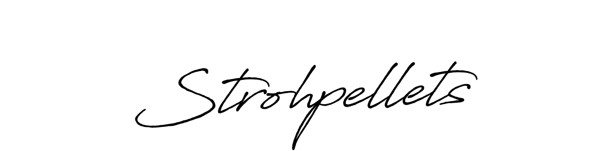 Make a beautiful signature design for name Strohpellets. With this signature (Antro_Vectra_Bolder) style, you can create a handwritten signature for free. Strohpellets signature style 7 images and pictures png