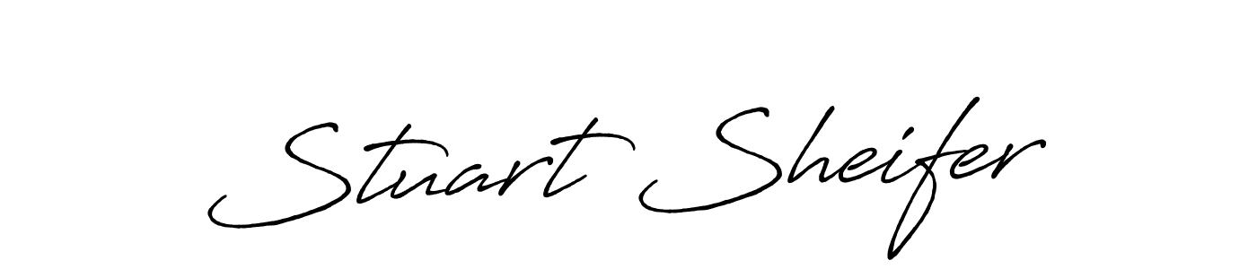 Make a beautiful signature design for name Stuart Sheifer. With this signature (Antro_Vectra_Bolder) style, you can create a handwritten signature for free. Stuart Sheifer signature style 7 images and pictures png